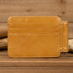 Black Bifold Wallet with Money Clip - Flat Lay View - iwalletsmen