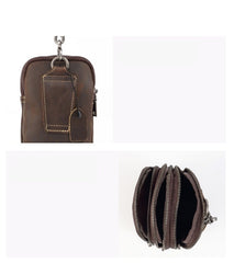 Leather Pouch Bag for Mens Small Pouch Bag for Men Belt Pouch for Men - iwalletsmen