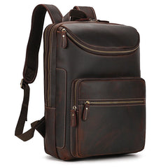 Vintage Crazy Horse Leather Backpack - FYYY04591041