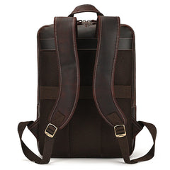 Vintage Crazy Horse Leather Backpack - FYYY04591041