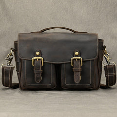 Vintage Leather Camera Bag 