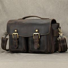 Vintage Leather Camera Bag 