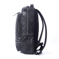 Handmade Leather Mens Cool Backpack Bag Large Travel Bag Hiking Bag for Men