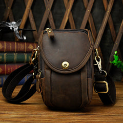 Leather Belt Pouch for Men Cell Phone Holster Waist Bags Belt Bag For Men