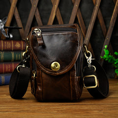 Leather Belt Pouch for Men Cell Phone Holster Waist Bags Belt Bag For Men