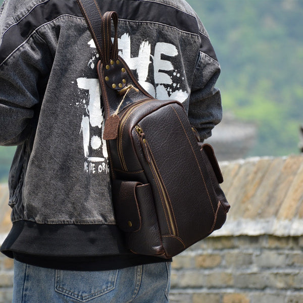 Cool Sling Bag for Men - Side View