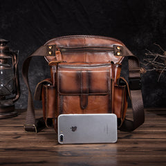 thigh bag Mens Drop Leg Bag Biker Leather Thigh Bag Left Leg Pack Belt Pouches For Men