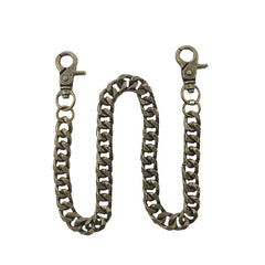 Brass Biker Wallet Chain - worn - iwalletsmen