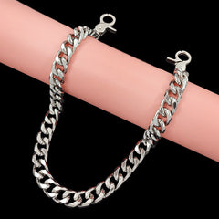 Silver Biker Wallet Chain - detail - iwalletsmen