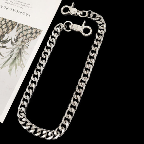 Silver Womens Wallet Chain Biker Wallet Chain Cool Silver Pants Chain For Men