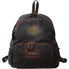 Denim Blue Backpack School Backpack Womens Blue Denim School Rucksack For Women