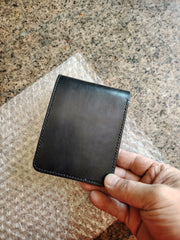 Handmade Leather Wolf Tooled Mens billfold Wallet Cool Leather Wallet Slim Wallet for Men