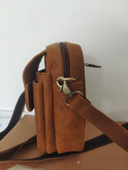 Leather Sling Backpack - Laptop Slot - iwalletsmen