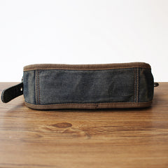 Vintage Womens Denim Baguette Bag Blue Denim Shoulder Purse for Women