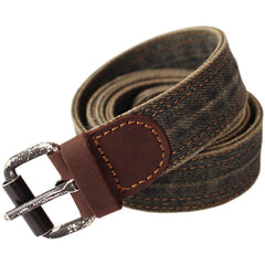 Cool Blue Denim Slim Belt Denim Blue Belt Vintage Denim Belt For Men Women