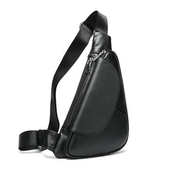 Crocodile pattern Leather Sling Bag For Men 