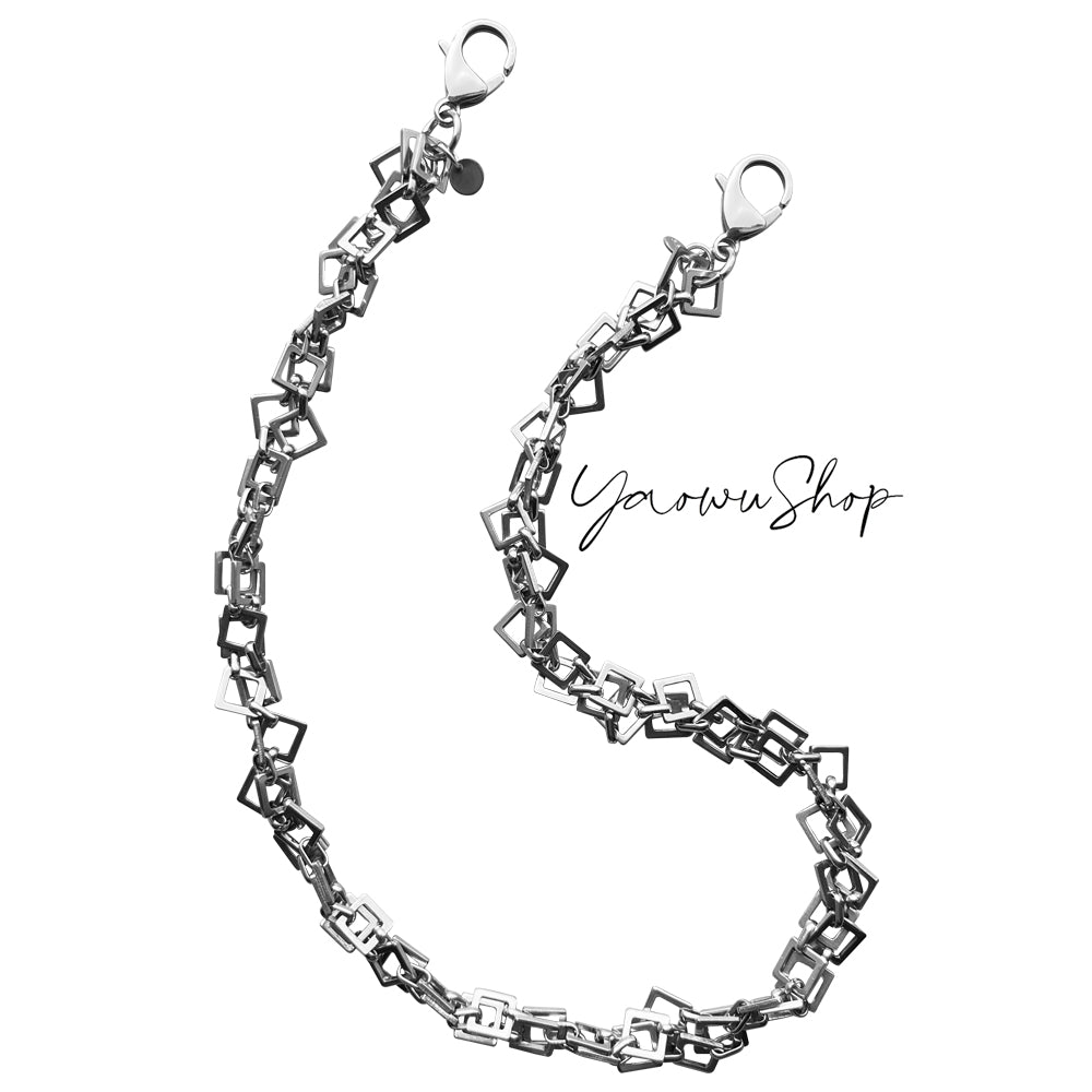 Long Wallet Square Chain - iChainWallets