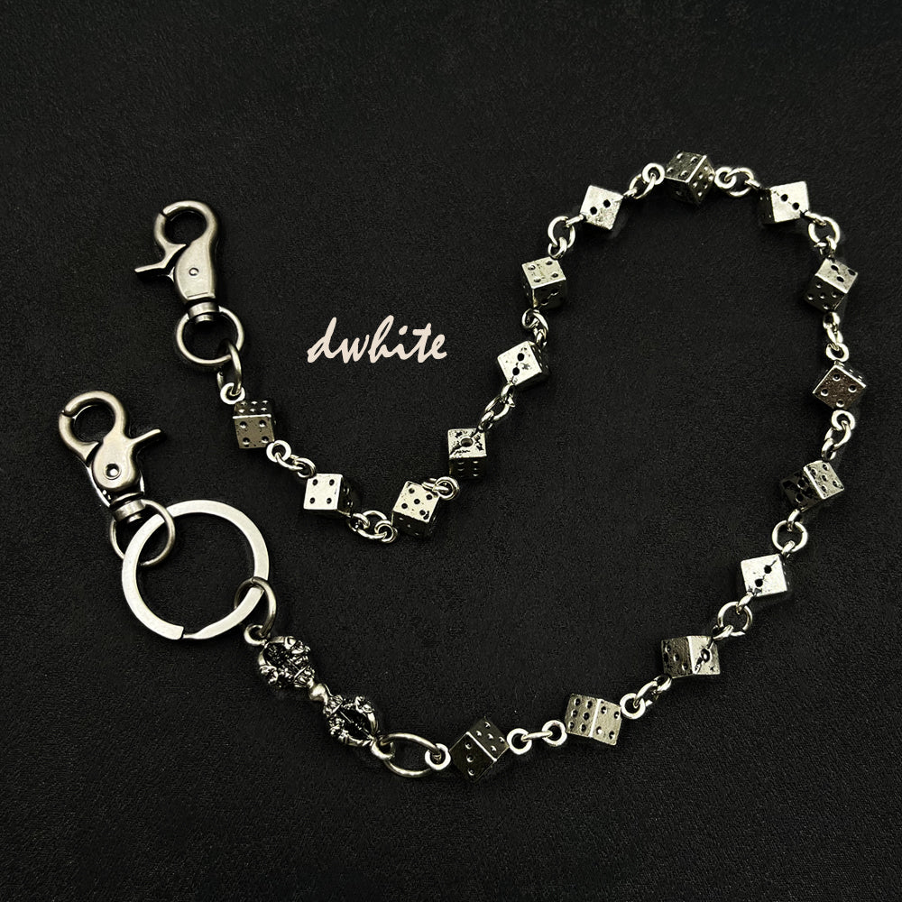 Dice Wallet Chains Long Wallet Dice Chain - iChainWallets