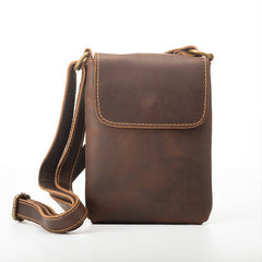  Genuine Leather Cell Phone Crossbody Bag - iwalletsmen