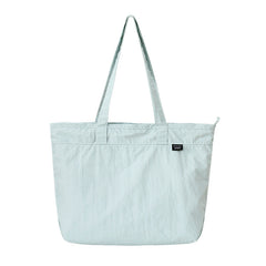 Womens Khaki Nylon Stachel Tote Bag Minimalist Nylon Tote Messenger Bags Handbag for Women