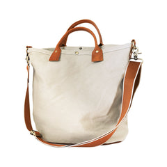 White Canvas Tote Bag Canvas Messenger Handbag Womens Canvas Shoulder Totes Bag for Men