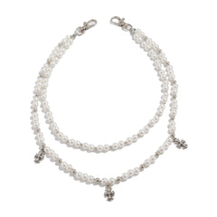 Pearl Wallet Chain Womens Double Wallet Chain - iChainWallets