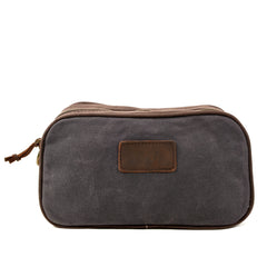 toiletry kit for men Mens Waxed Canvas Dopp Kit Convertible Mini Shoulder Bag Canvas Toiletry Bag for Men