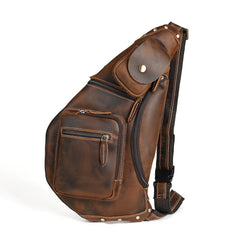 Large Leather Sling Bag 