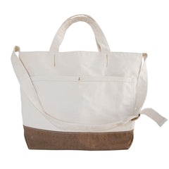 Womens Canvas Tote Bag White&Khaki Canvas Handbags Womens Canvas Tote Bag for Men