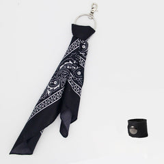 Paisley Bandana Kerchief Trousers Chain Pants Chains Biker Headscarf Jeans Chains Pants Chain