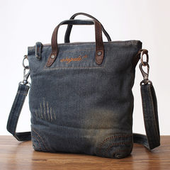 Blue Denim Small Tote Bags Denim Small Tote Side Bags Vintage Small Crossbody Bag For Women