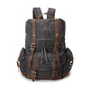 Oil Wax Canvas Mens Cool Backpack Bag Sling Bag Large Travel Bag Hiking Bag for Men