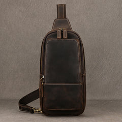 Leather Chest Bag for Men 