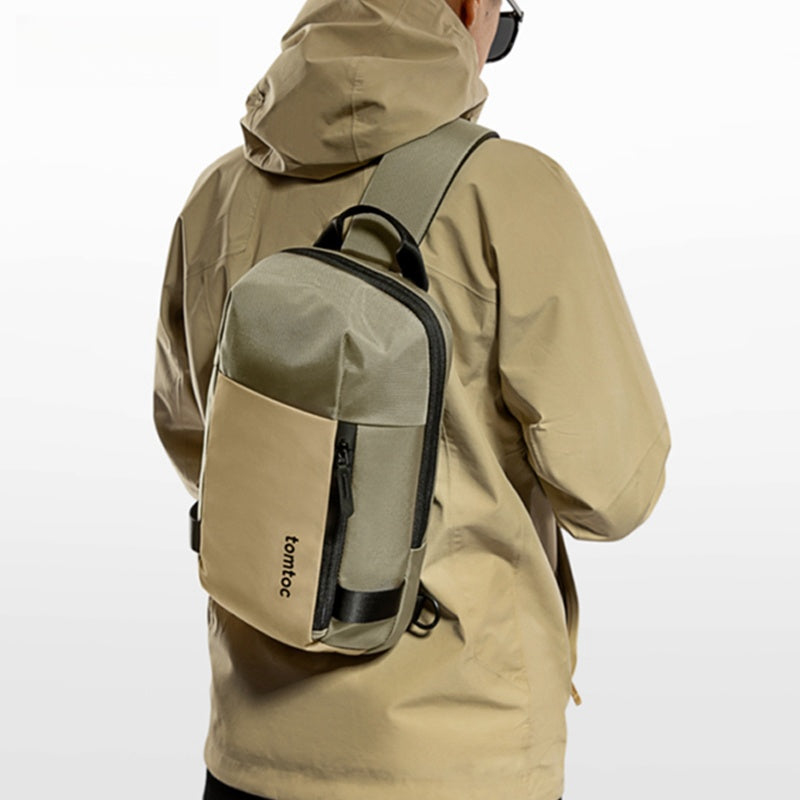best laptop sling backpack Cool One Strap Backpack 14'' Laptop Large Sling Bag For Men 9L Best Sp – iwalletsmen