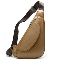 Crocodile pattern Leather Sling Bag For Men 
