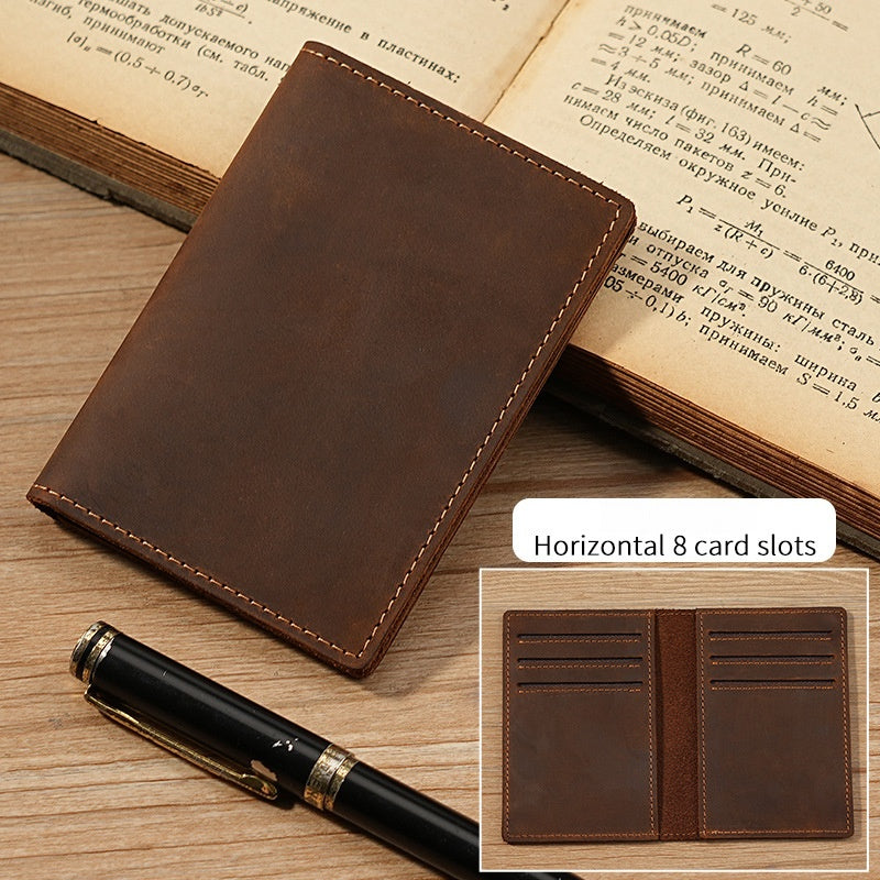 slim leather card wallet​