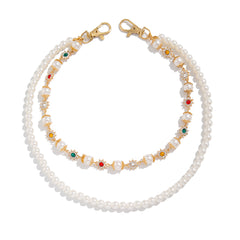 Gold Beaded Wallet Chain for Women - iChainWallets