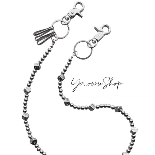 Ball Chain for Wallet Long Ball Wallet Chain - iChainWallets