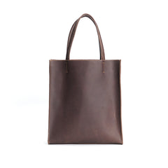 Cool Handmade Leather Mens Tote Bag Cool Messenger Tote Bag Handbag for men