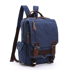 Khaki Sling Bag for Big Man –  Convertible Canvas Large Sling Backpack – Large Canvas Sling Bag for Big Guys