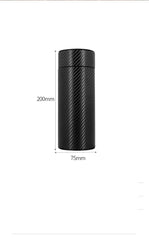 Best Black Eco Carbon Fibre Mens Tube Cigar Case Carbon Fibre Cigar Cases for Men