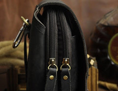 Vintage Leather Belt Pouches for Men Waist Bags BELT BAG For Men - iwalletsmen