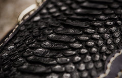 Handmade Leather Mens Chain Biker Wallet Cool Leather Wallet Long Clutch Wallets for Men