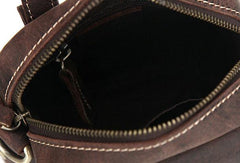 Cool Leather Mens Camera Bag Small Shoulder Bag Crossbody Bag For Men - iwalletsmen