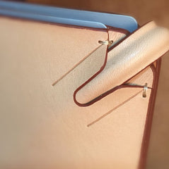 Handmade Leather Mens Cool billfold Leather Wallet Men Slim Wallet Bifold for Men