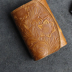 Tan Leather Wallet for Keys key and card wallet​ Mens Key Wallet Car Key Wallet Trifold Key Wallet Holder Key Case Wallet