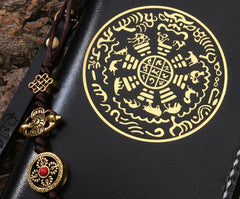 Handmade Leather Mens Chain Biker Wallet Cool Leather Wallet Long Phone Wallets for Men