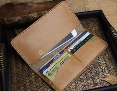 Handmade Leather Floral Mens Cool Travel Long Wallet Card Holder Card Slim Clutch Wallets for Men