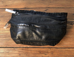 Leather Men Fanny Pack Small Waist Bag Hip Pack Belt Bag Bumbag for Men