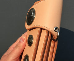 Handmade Leather Biker Wallet Mens Cool Chain Wallet Trucker Wallet with Chain